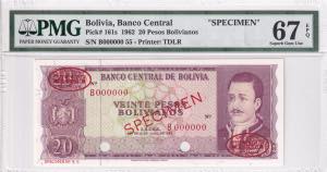 Bolivia, 20 Pesos ... 