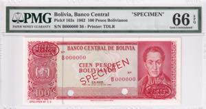 Bolivia, 100 Pesos ... 