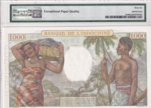 Tahiti, 1.000 Francs, 1940-57, UNC, p15s, ... 