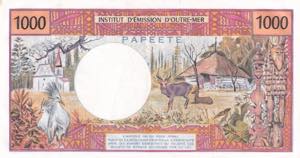 Tahiti, 1.000 Francs, 1985, XF(+), p27d
