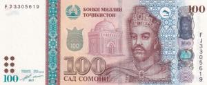 Tajikistan, 100 Somoni, ... 