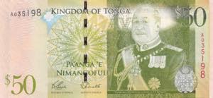 Tonga, 50 Paanga, 2009, ... 