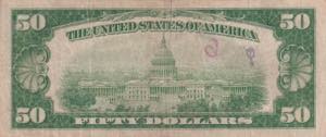 United States of America, 50 Dollars, 1934, ... 