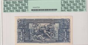 Uruguay, 5 Pesos, 1939, UNC, p36as, SPECIMEN