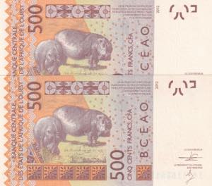 West African States, 500 Francs, 2014, UNC, ... 