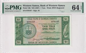 Western Samoa, 1 Tala, ... 