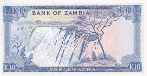 Zambia, 10 Kwacha, 1976, UNC, p22a