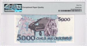 Brazil, 5.000 Cruzeiros, 1993, UNC, p23c