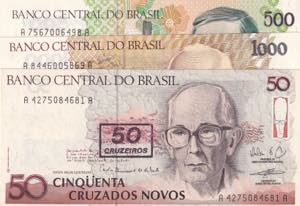 Brazil, 50-500-1.000 ... 