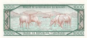 Burundi, 1.000 Francs, 1991, UNC, p31d