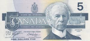 Canada, 5 Dollars, 1986, ... 