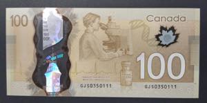 Canada, 100 Dollars, 2011, UNC, p110c