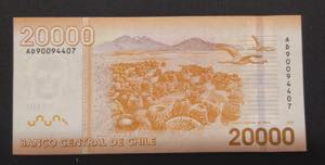 Chile, 20.000 Pesos, 2019, UNC, p165