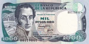 Colombia, 1.000 Pesos ... 