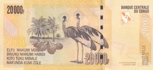 Congo Democratic Republic, 20.000 Francs, ... 