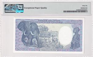 Congo Republic, 1.000 Francs, 1987/1989, ... 