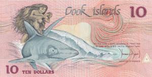Cook Islands, 10 Dollars, 1987, UNC, p4a
