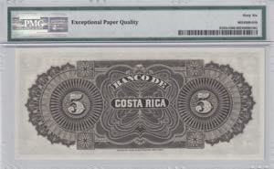 Costa Rica, 5 Pesos, 1899, UNC, pS163r1, ... 