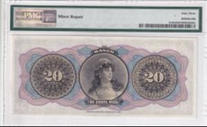 Costa Rica, 20 Pesos, 1899, UNC, pS165r, ... 