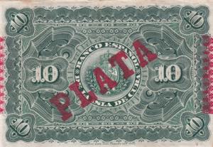 Cuba, 10 Pesos, 1896, AUNC, p49d