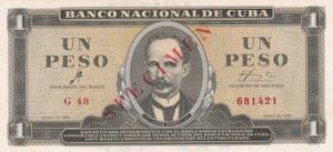 Cuba, 1 Peso, 1961, ... 