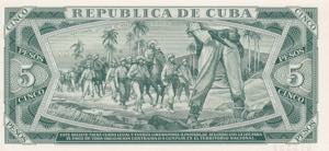 Cuba, 5 Pesos, 1967, UNC, p103s, SPECIMEN