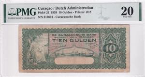 Curaçao, 10 Gulden, ... 