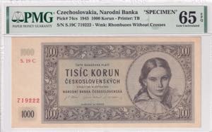 Czechoslovakia, 1.000 ... 
