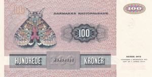 Denmark, 100 Kroner, 1986, AUNC, p51o