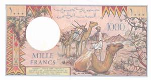Djibouti, 1.000 Francs, 1979/1988, UNC, p37e