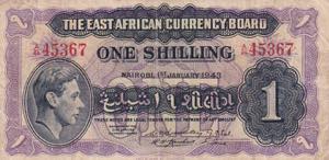 East Africa, 1 Shilling, ... 