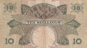 East Africa, 10 Shillings, 1962, VF, p42a