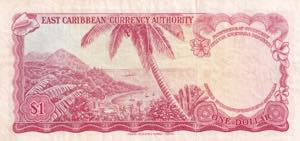 East Caribbean States, 1 Dollar, 1965, VF, ... 