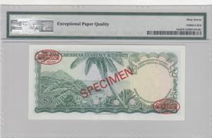 East Caribbean States, 5 Dollars, 1965, UNC, ... 
