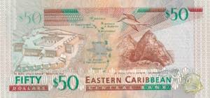 East Caribbean States, 50 Dollars, 2012, ... 