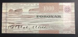 Faeroe Islands, 1.000 Kronur, 2011, UNC, p33