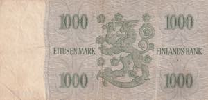 Finland, 1.000 Markkaa, 1955, VF(+), p93