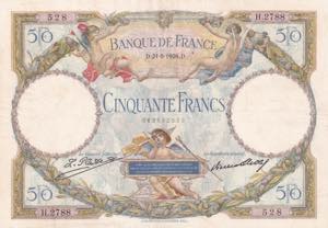 France, 50 Francs, 1928, ... 