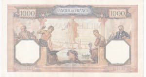 France, 1.000 Francs, 1940, AUNC, p90c
