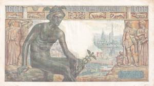 France, 1.000 Francs, 1942, VF, p102