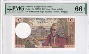 France, 10 Francs, ... 