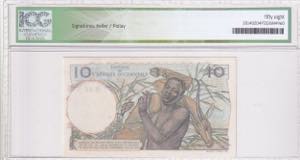 French West Africa, 10 Francs, 1946, ... 