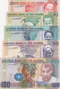 Gambia, 5-10-25-50-100 ... 
