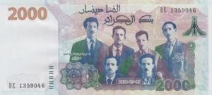 Algeria, 2.000 Dinars, ... 