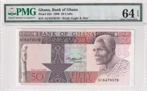 Ghana, 50 Cedis, 1980, ... 