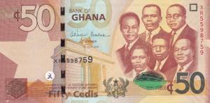 Ghana, 50 Cedis, 2016, ... 