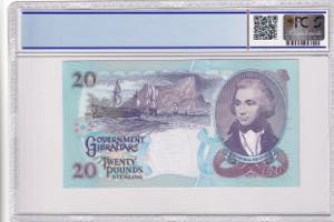 Gibraltar, 20 Dollars, 1995, UNC, p27a