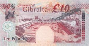 Gibraltar, 10 Pounds, 2002, UNC, p30