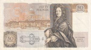 Great Britain, 50 Pounds, 1981/1993, VF, ... 