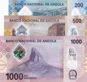 Angola, 200-500-1.000 Kwanzas, 2020, UNC, ... 